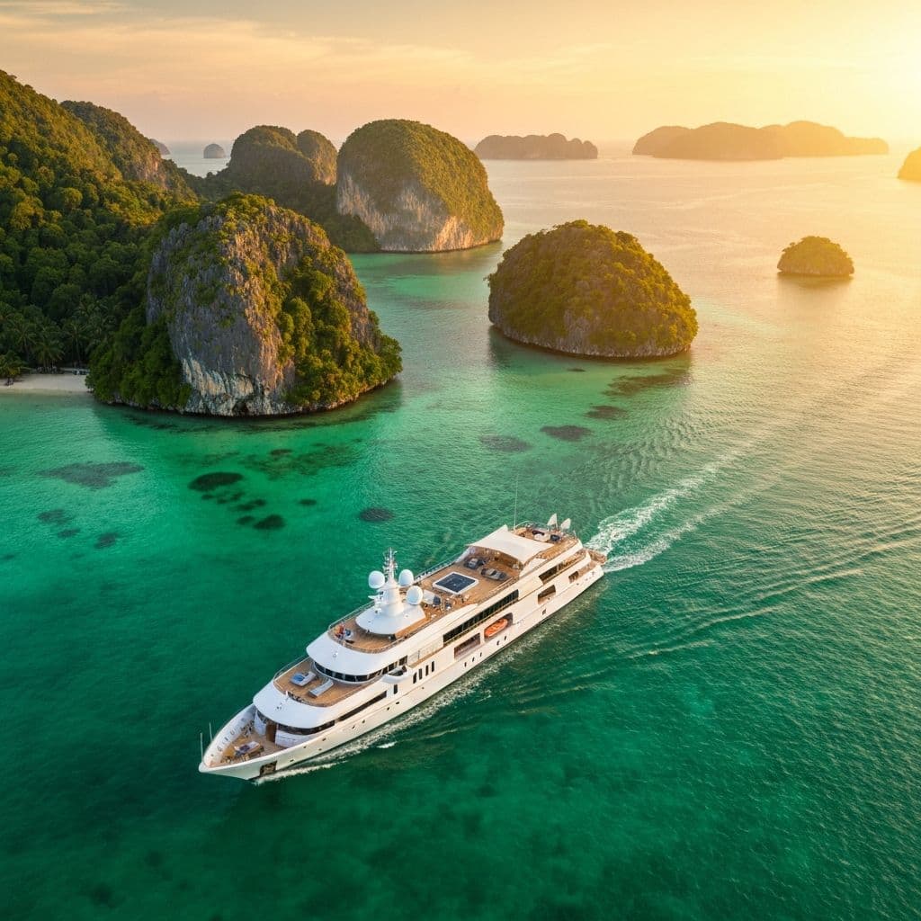 The CRUISERS Experience — luxury yacht in turquoise waters